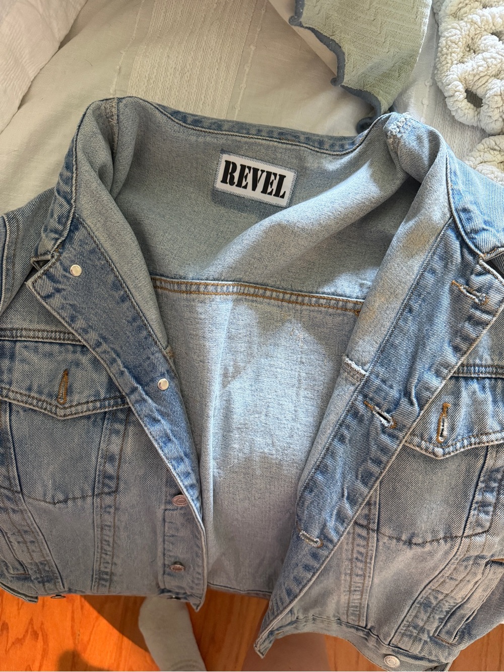 REVEL Light Blue Denim Jacket - Women's Jean Jacket